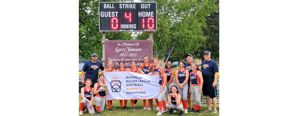 Our Majors Softball D2 All Star CHAMPIONS!!!