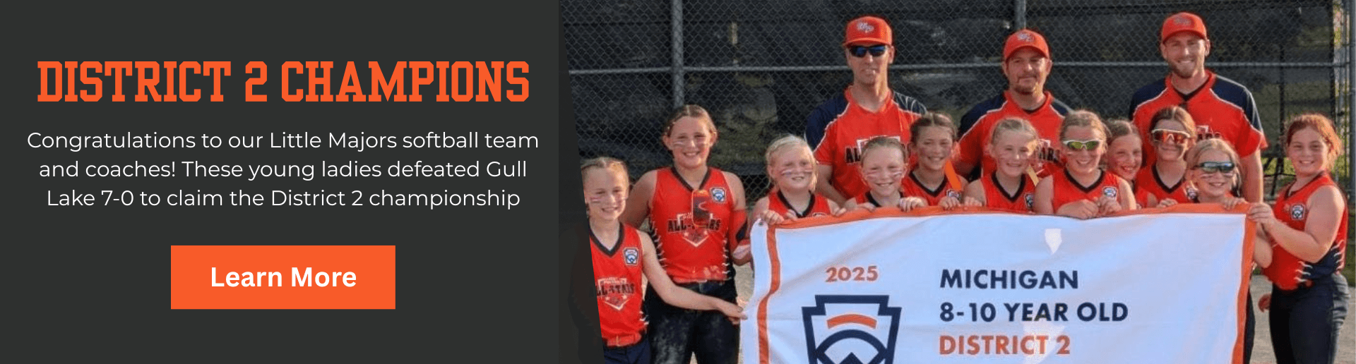 Little Majors Softball D2 Champs!